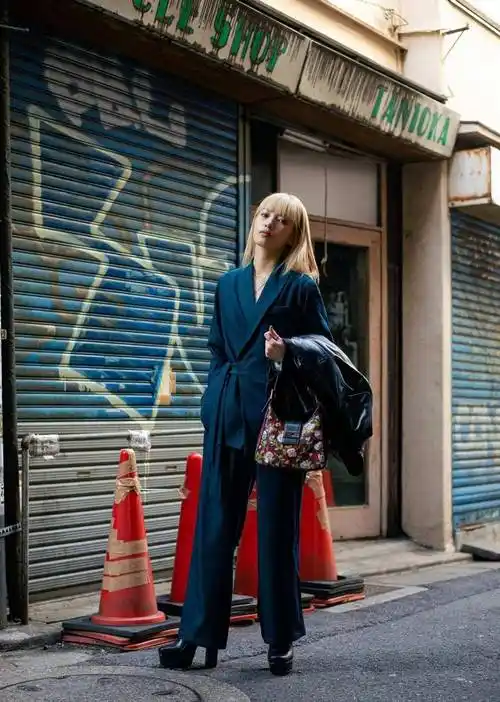 原创日本街头穿搭图鉴素人男女看着都很时髦这些穿搭照搬都行