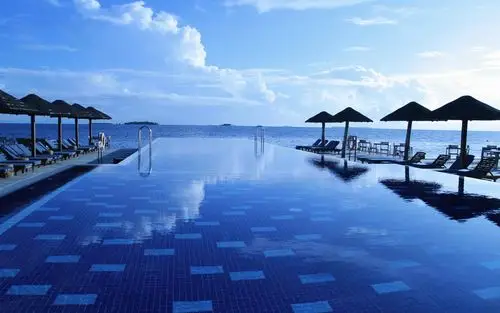 马尔代夫唯美海岸风景桌面壁纸