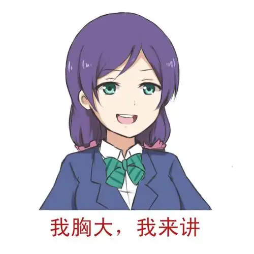 东条希表情:我胸大,我来讲