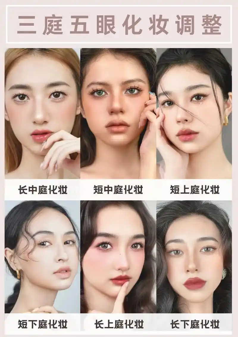 三庭五眼.化妆方法详细笔记!#化妆技巧 #学化妆 #化妆#新 - 抖音