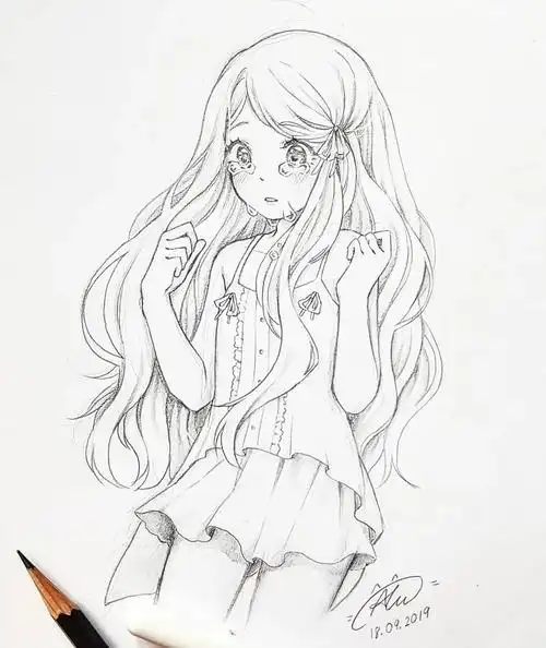 满满干货ins大神教你零基础画出超细腻的动漫人物附超多线稿