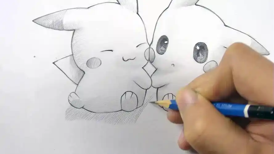 超萌皮卡丘带你搞定排线上色