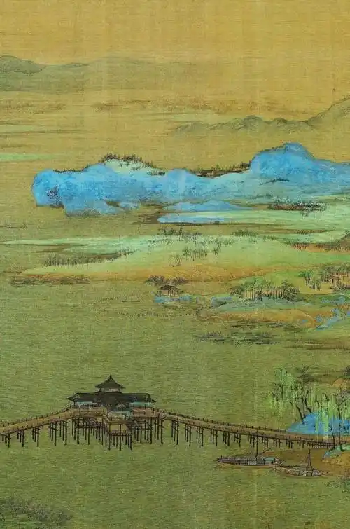 王希孟 《千里江山图》全卷欣赏!国之瑰宝,你怎能不爱!