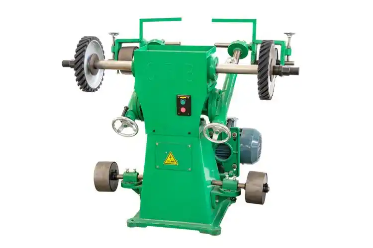 黄铜零件砂带抛光机