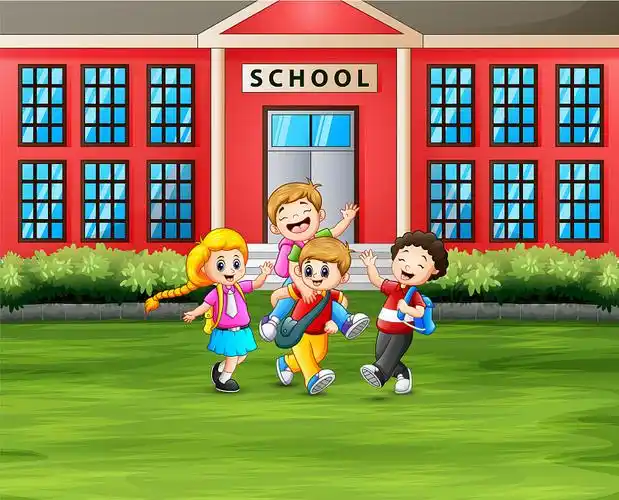 学生放学后回家