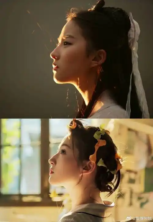 刘亦菲18年前vs现在##刘亦菲的18岁vs36岁