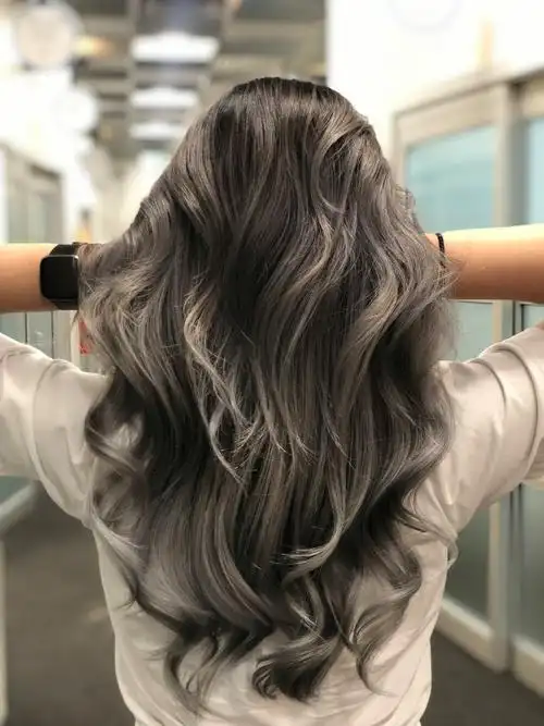 超长发balayage渐变银灰猜猜几个小时完工