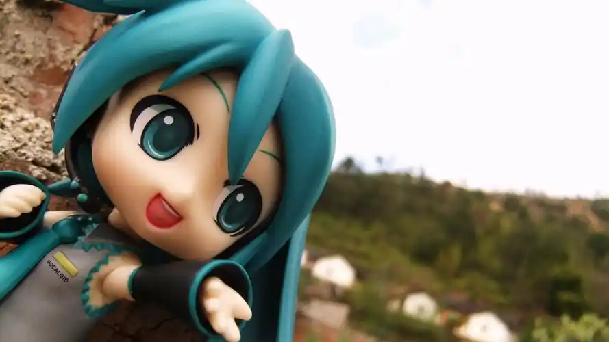 初音手办模型可爱壁纸图片(3)