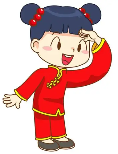 卡通人物女孩素材