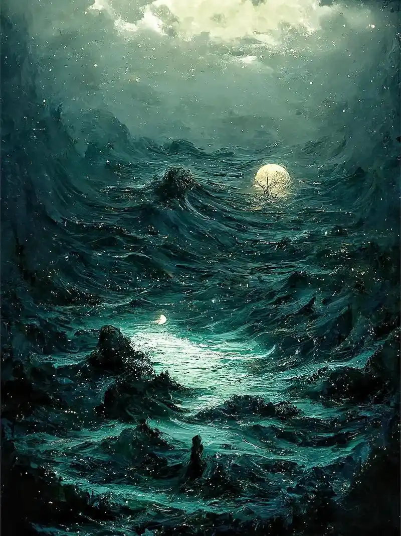 夜海静谧我在想你