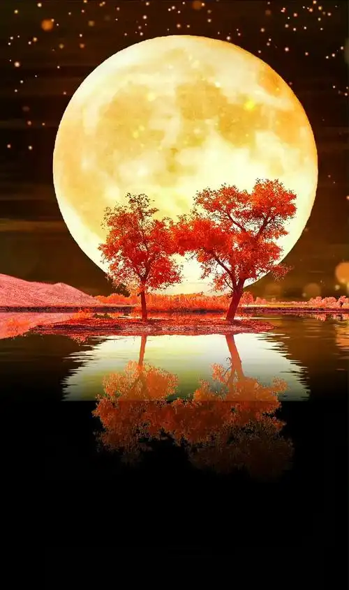 2021的八月十五中秋晚上,我会对着月亮许愿,希望我爱的人,百事无忌