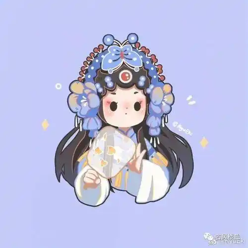 q版古风十二星座头像,可可爱爱,快用起来_内容_楼兰_微信