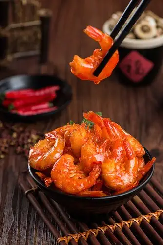 食品拍摄-香辣基围虾