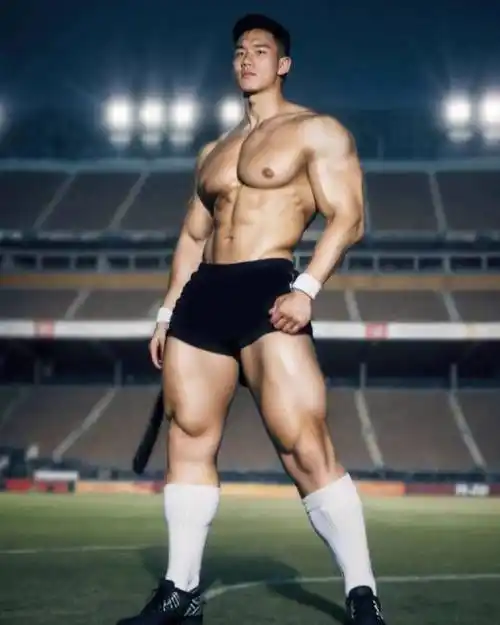 运动员身材的天花板,狗背熊腰的腱子肉身材,国内没几个健身教练能够