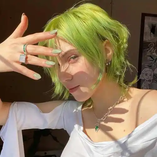 荧光绿你敢染吗