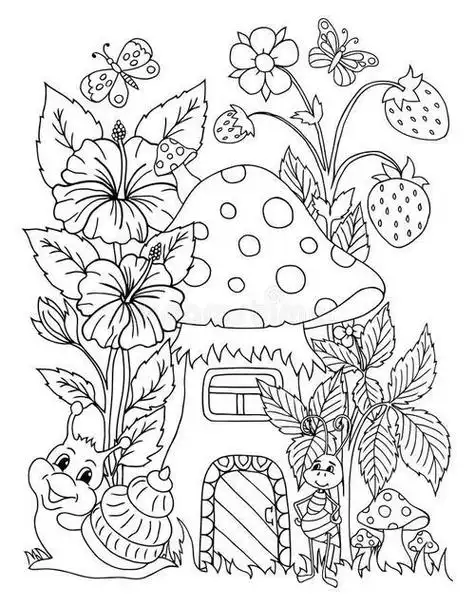 成人简笔画作品