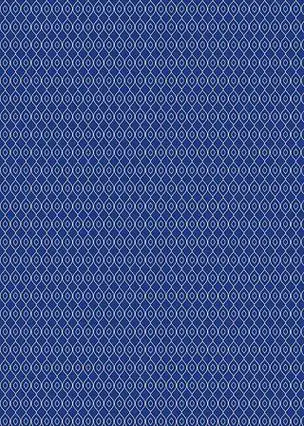 深蓝色无缝波浪花纹日本和风花纹背景