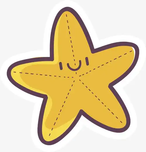 卡通海星矢量图下载免抠素材免费下载_觅元素51yuansu.com