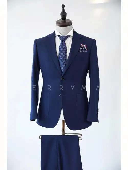 蓝色西装轻松实现职场商务婚礼066失误