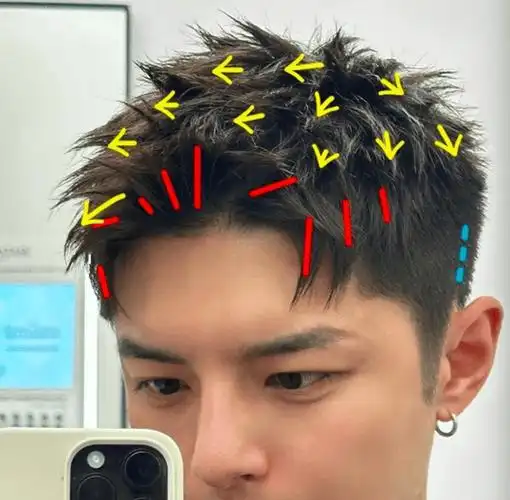 最火的钢夹前刺老虎头,帅气清爽超有型_发型_头发_短发