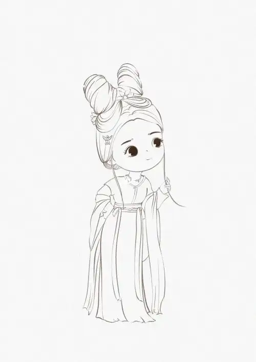 画画  #水彩少女  #水彩古风  #水彩  #古风插画  #水彩人物  #水彩