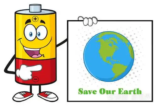 电池的卡通人物