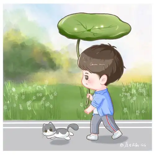 肖战卡通头像与动图