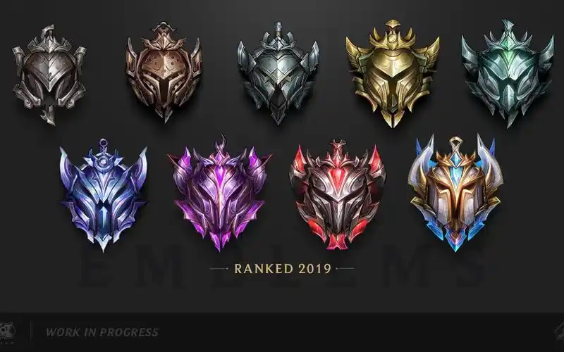 英雄联盟lols9新赛季排位段位图标升级动画