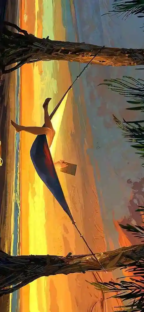 唯美意境卡通动漫场景抖音最火背景图片手机壁纸