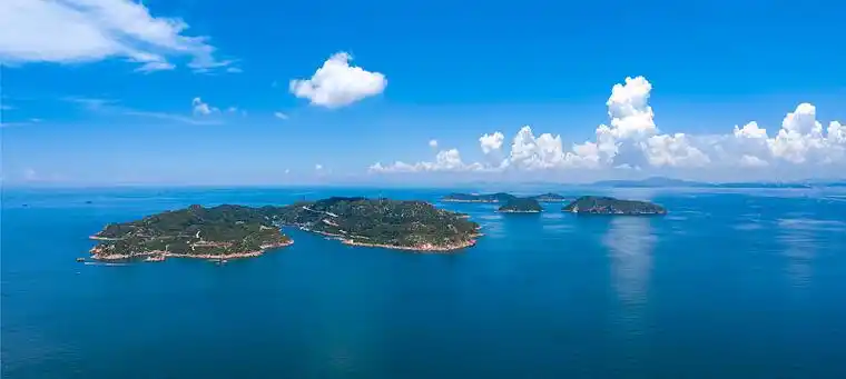 珠海东澳岛全景航拍图片下载