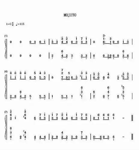 不过,手拿一杯《mojito》,绝对不如手弹一曲《mojito》.