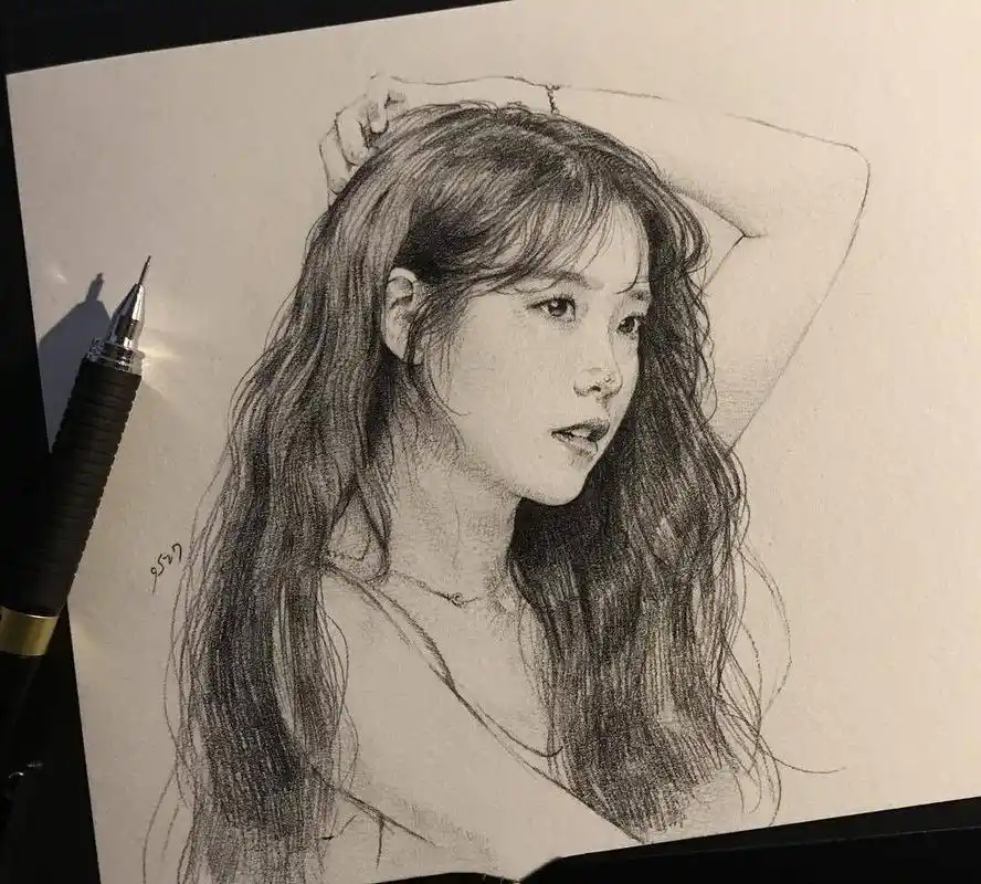 一组韩系人物素描,看看有没有你喜欢的明星在里面,快来抱走