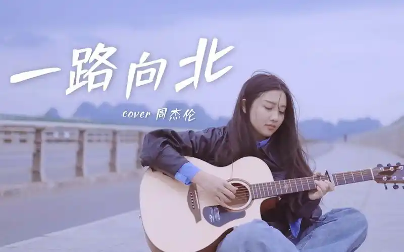 【吉他弹唱】一路向北 - 周杰伦     我一路向北,离开有你的季节.
