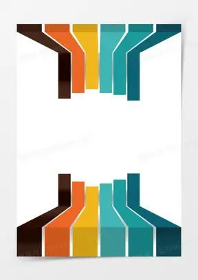 上下对比分类彩条