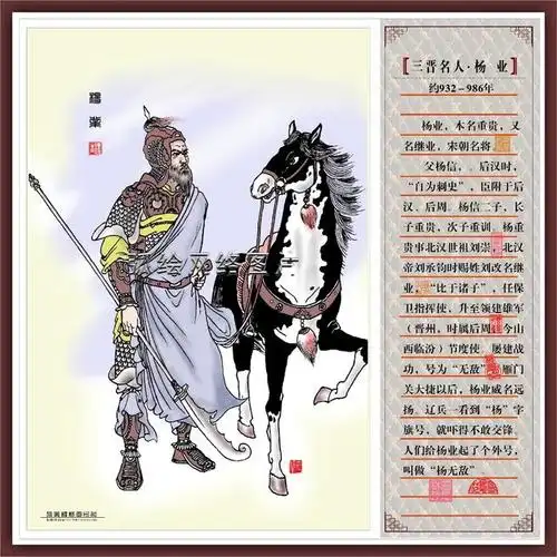 杨业历史人物简介杨姓的起源和历史名人