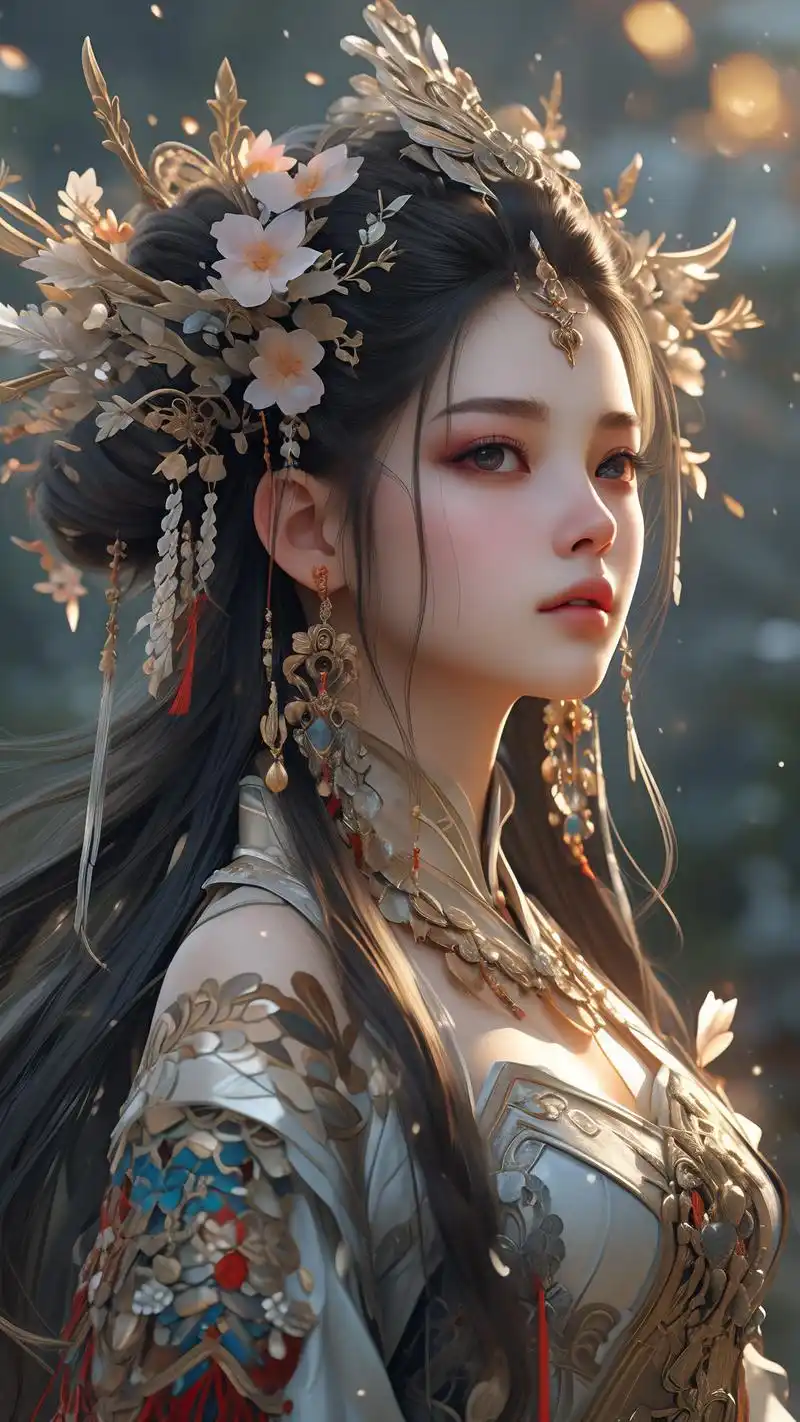 国漫女神ai壁纸,每一张都好惊艳99