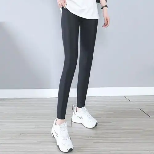 长裤女冰丝凉凉裤180超长女裤夏季加长打底裤175高个子外穿薄款
