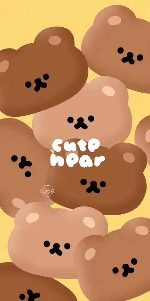 小熊壁纸 画师:菠萝果酱儿