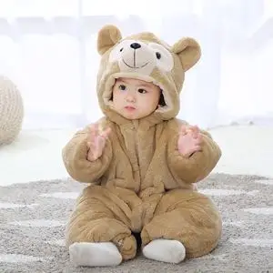网红胖宝宝衣服冬季大码婴儿连体衣加厚外出抱衣爬服可爱儿童哈衣