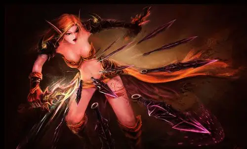 魔兽血精灵高清壁纸图片