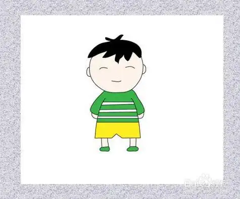 小男孩简笔画怎么画最简单