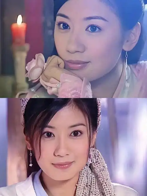 图二是84版赵敏的扮演者,刘玉璞,剧集拍摄时才19岁,妥妥的小仙女,可惜