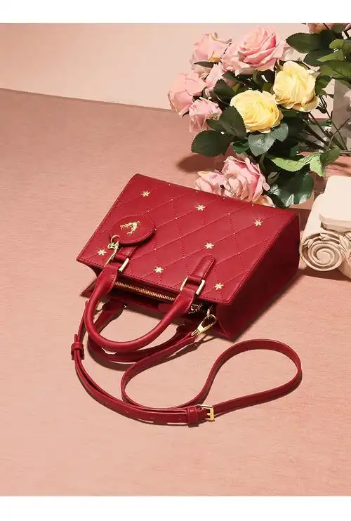 婚包新年礼物单肩包新款红色结婚包包婚包新娘手提包女红色