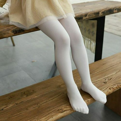 儿童连裤袜女童白色舞蹈袜打底裤练功学生丝袜天鹅绒打底裤袜