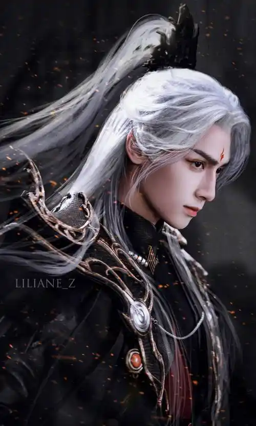 任嘉伦的白发造型,有一种唯美感,还有一种出尘缥缈感,怎么看都看不腻!