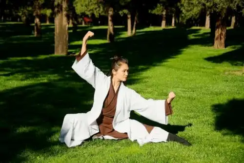 全世界超6亿人练太极,她是世界冠军,今天大妈和冠军面对面学太极!