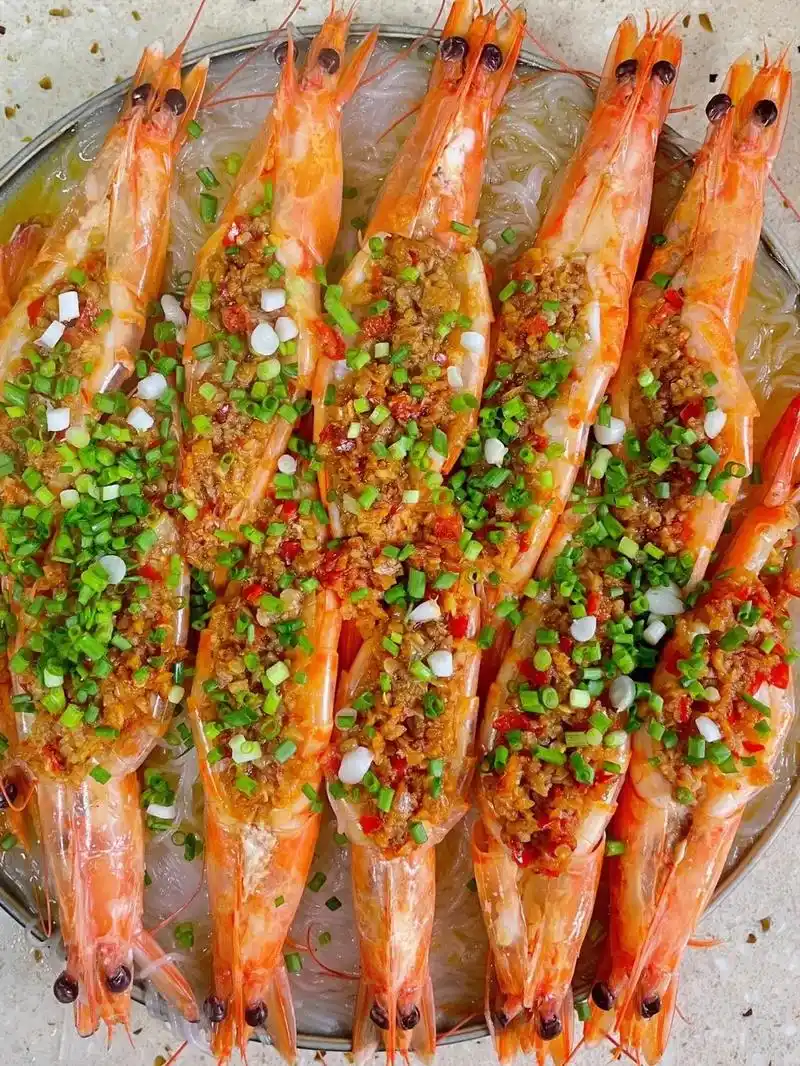 蒜蓉粉丝开背虾7515香惨了7515谁吃谁知道7515太好吃了