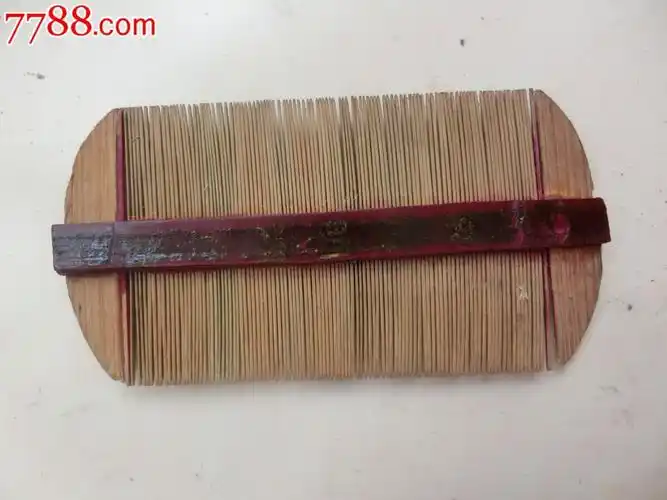 70后的记忆80年代竹制老篦子老梳全新未用民俗展览影视道具包老