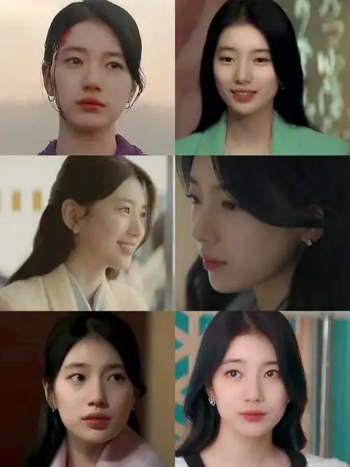 秀智在剧里带的各种小小颗耳环很斯文千金