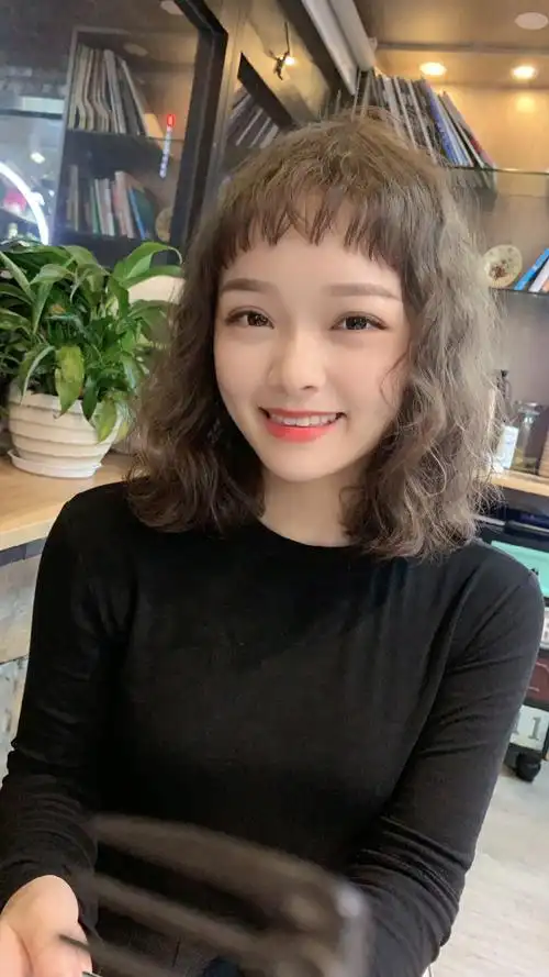 蛋蛋卷,小刘海,时尚度,增加不止一点